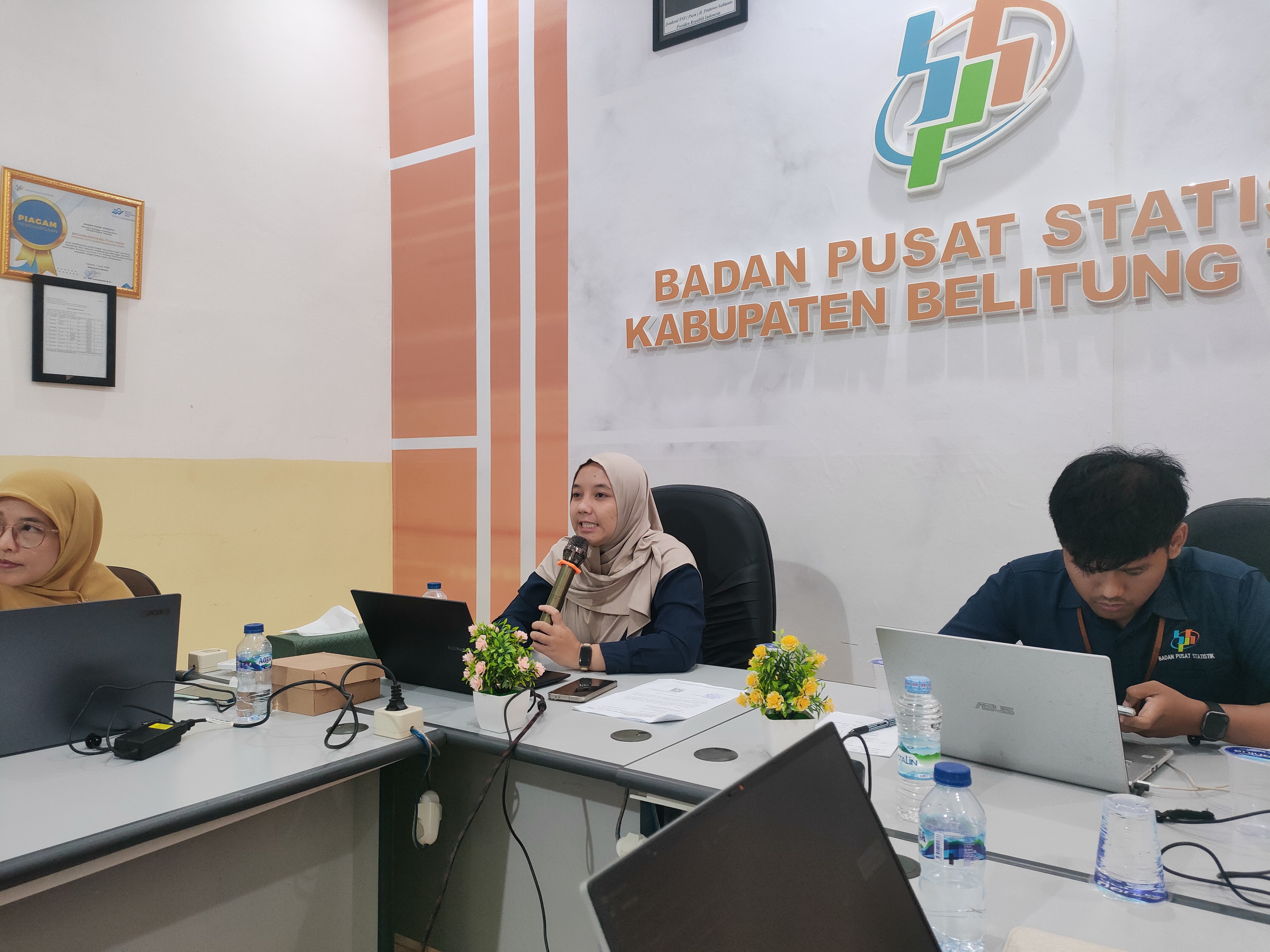 BPS Belitung Timur Bersama DiskominfoSP Perkuat Kapasitas OPD Melalui Pembinaan Statistik Sektoral