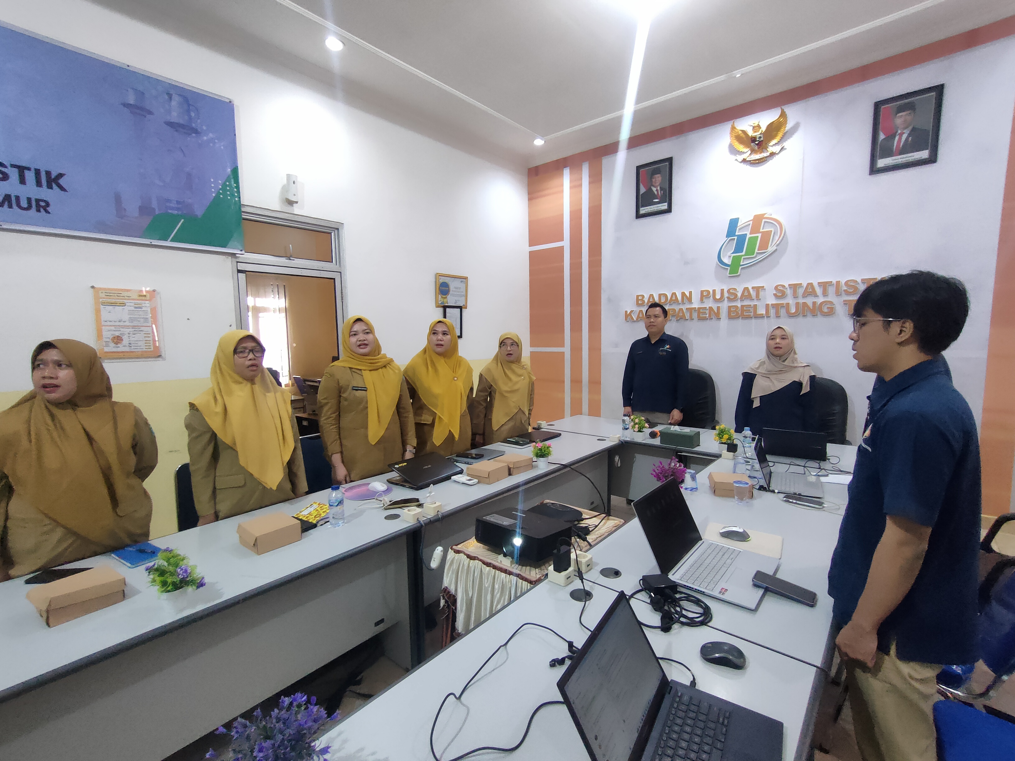 BPS Belitung Timur Bersama DiskominfoSP Perkuat Kapasitas OPD Melalui Pembinaan Statistik Sektoral